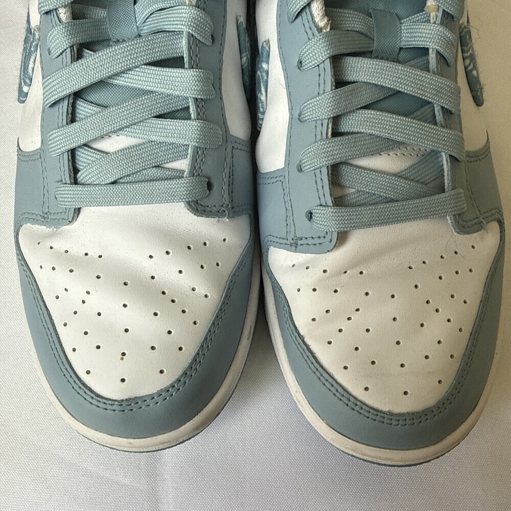 Nike Womens Dunk Low Blue Paisley DH4401-101 Women Size - Picture 3 of 10